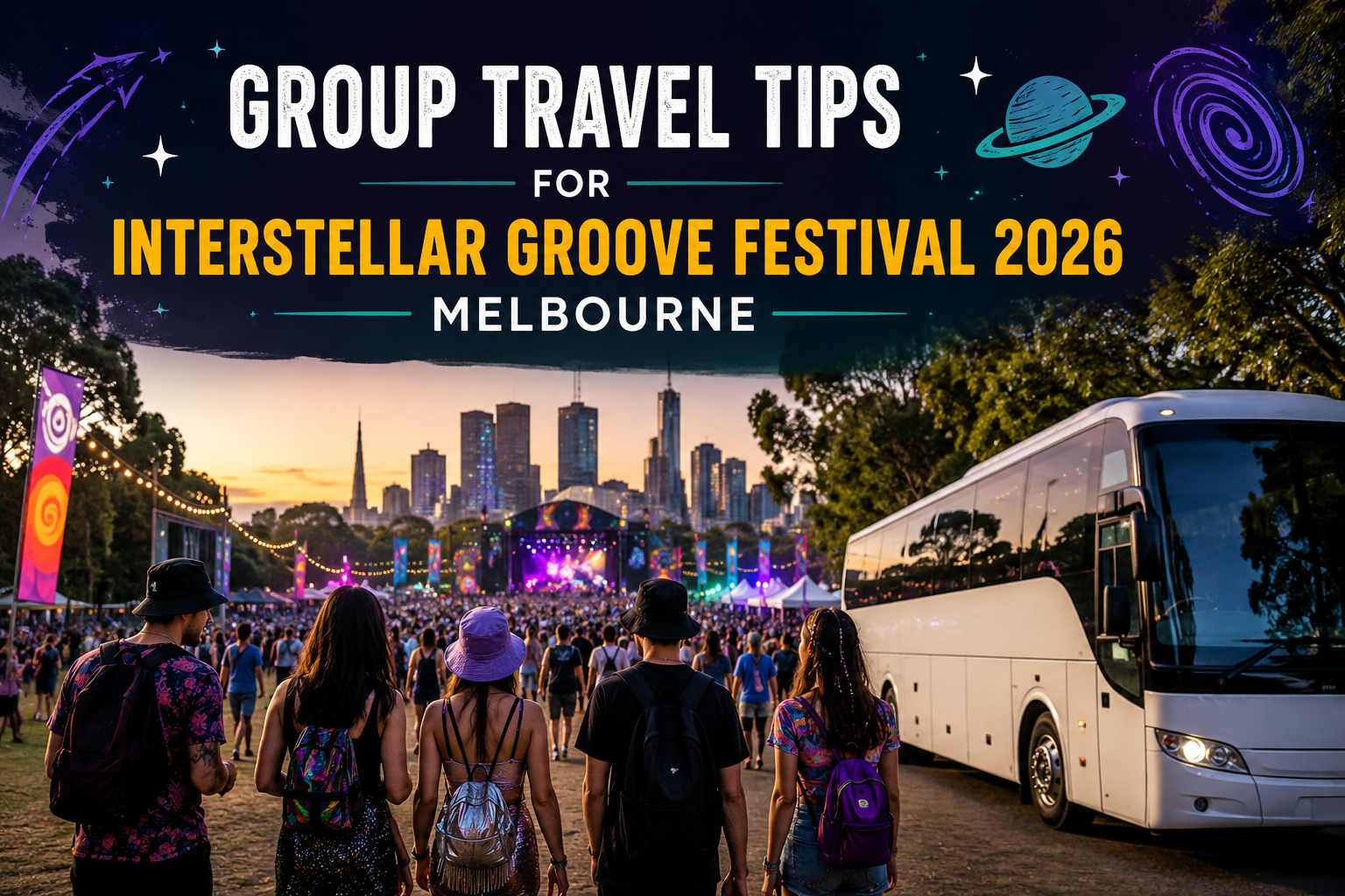 You are currently viewing Group Travel Tips for Interstellar Groove Festival 2026 Melbourne