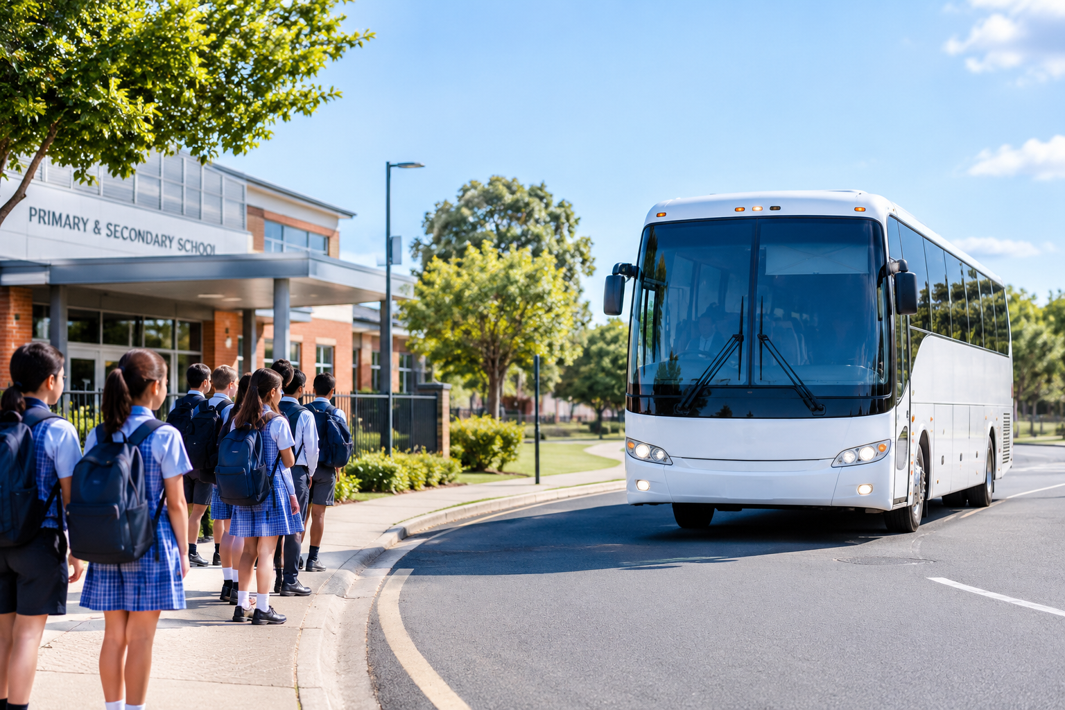 Charter bus hire in Melbourne for school groups